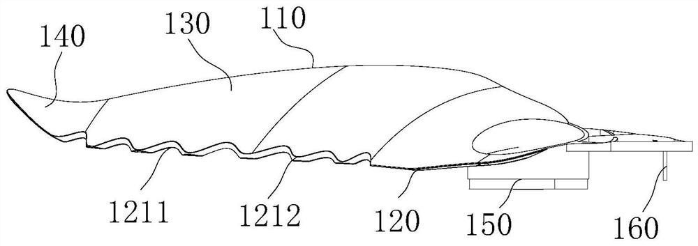 Fan blade structure and fan lamp