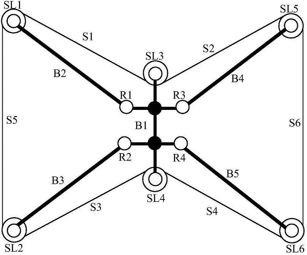 Rod-cable deployable mast