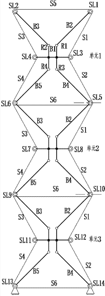 Rod-cable deployable mast