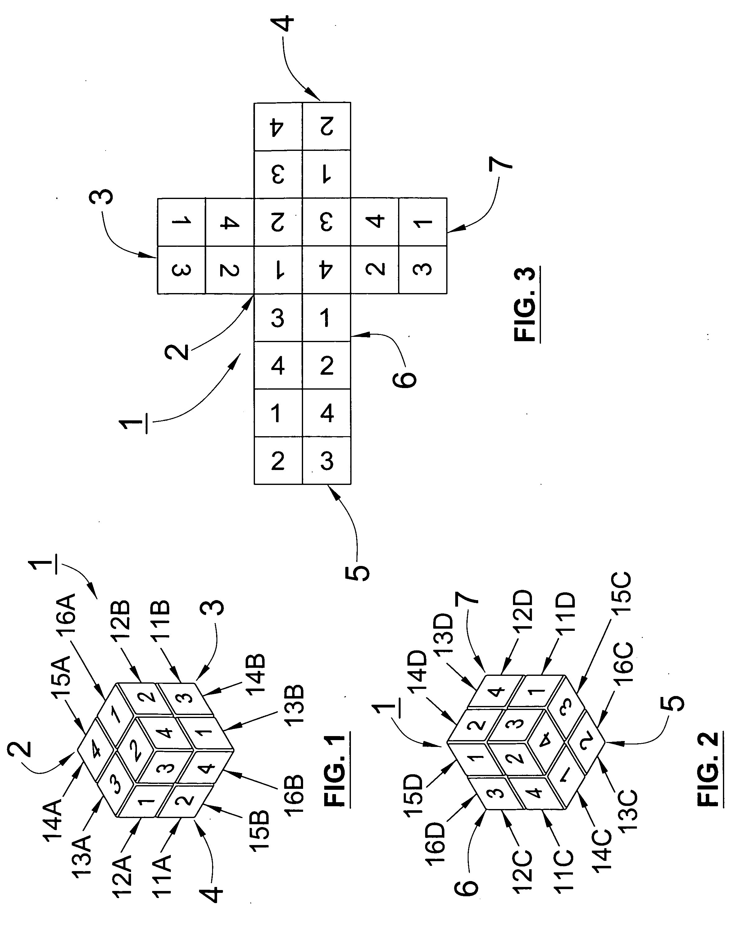 Three-dimensional logical cube