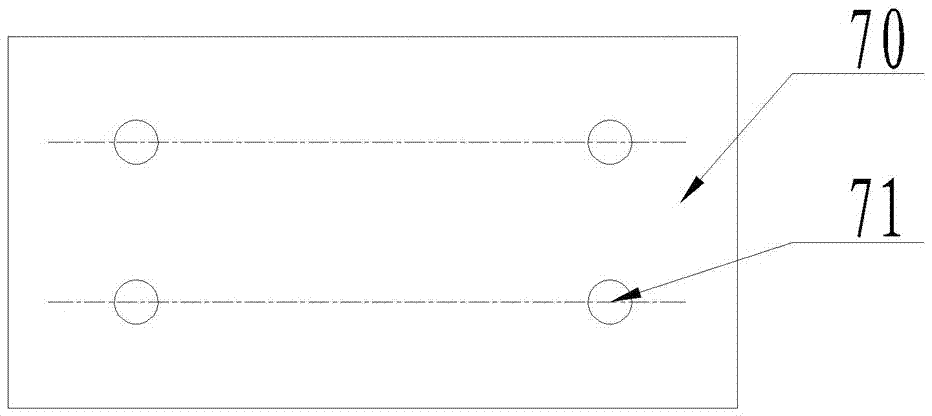 Installation fixing device for hollow-out aluminum plate curtain wall