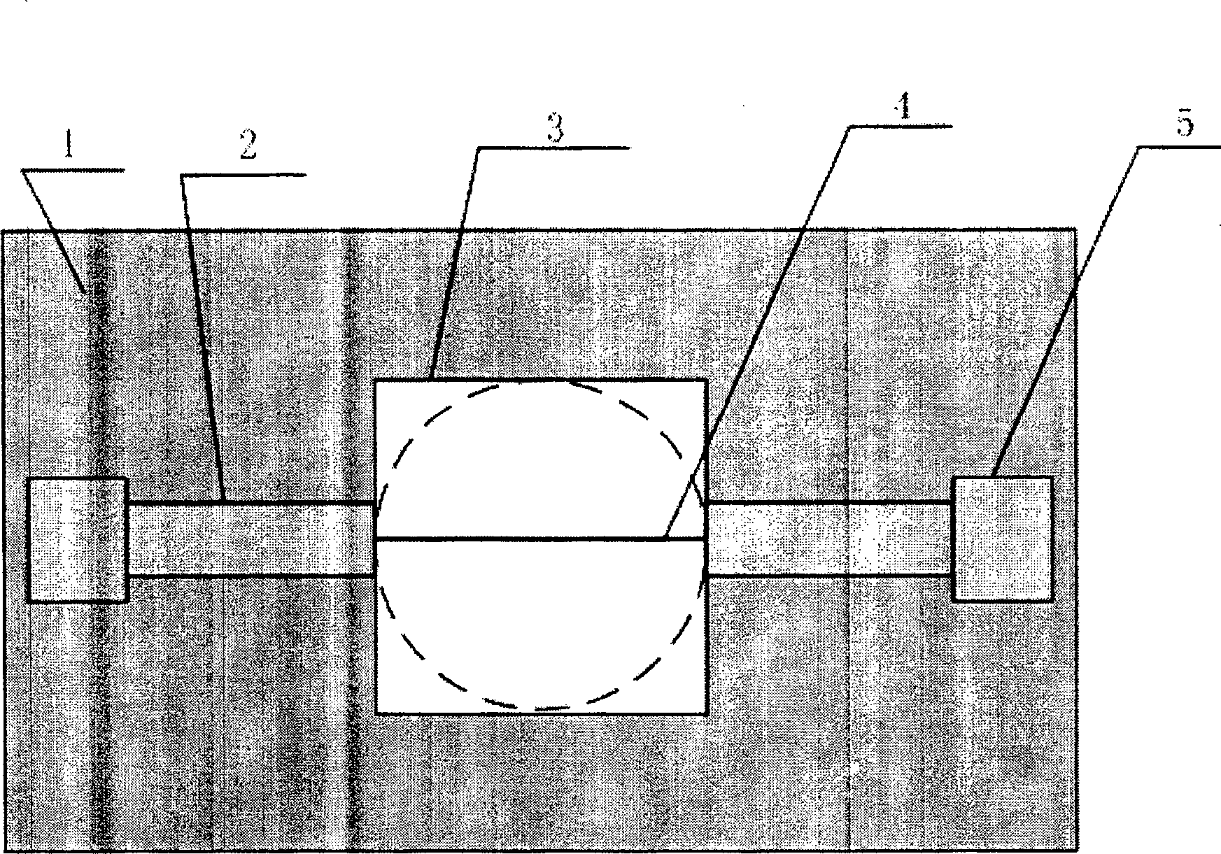 Micro internal combustion engine built-in resistor igniter and its making method