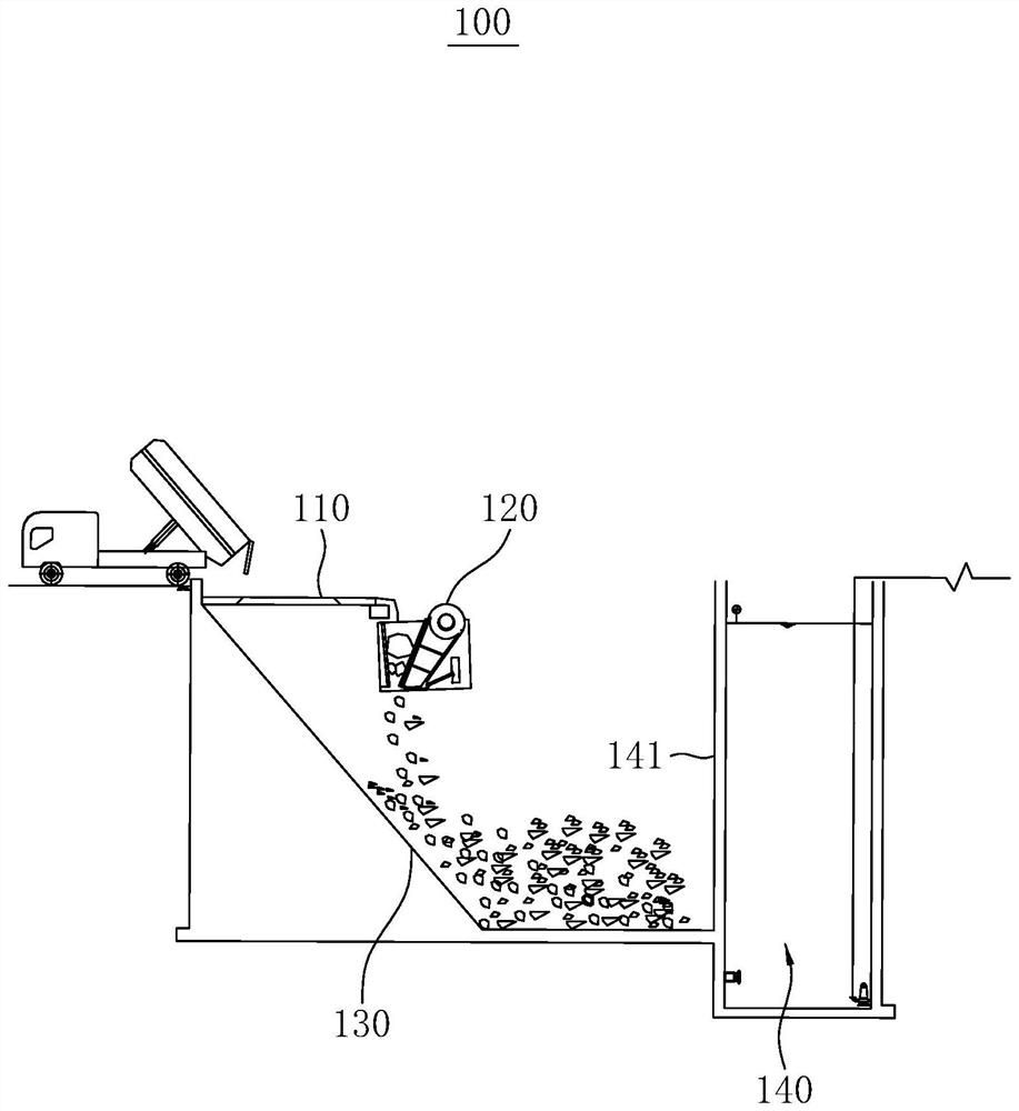 Drench sludge treatment process and treatment system