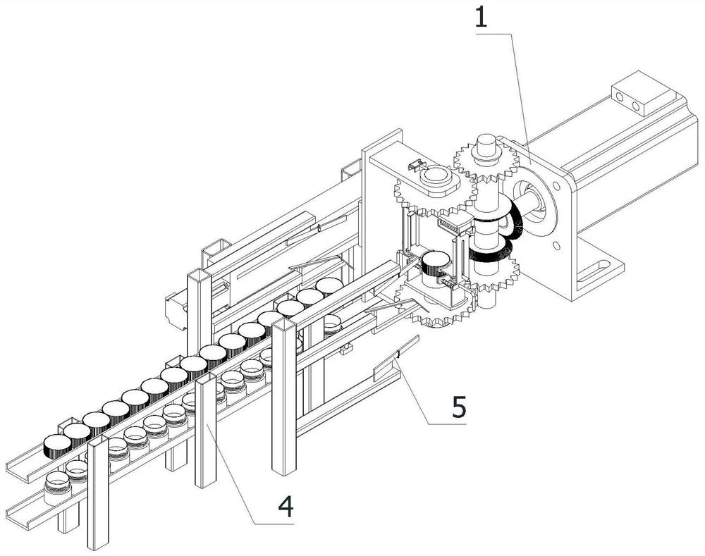 Screwing assembly device for split cover