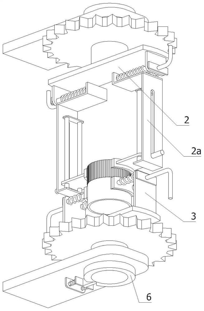 Screwing assembly device for split cover