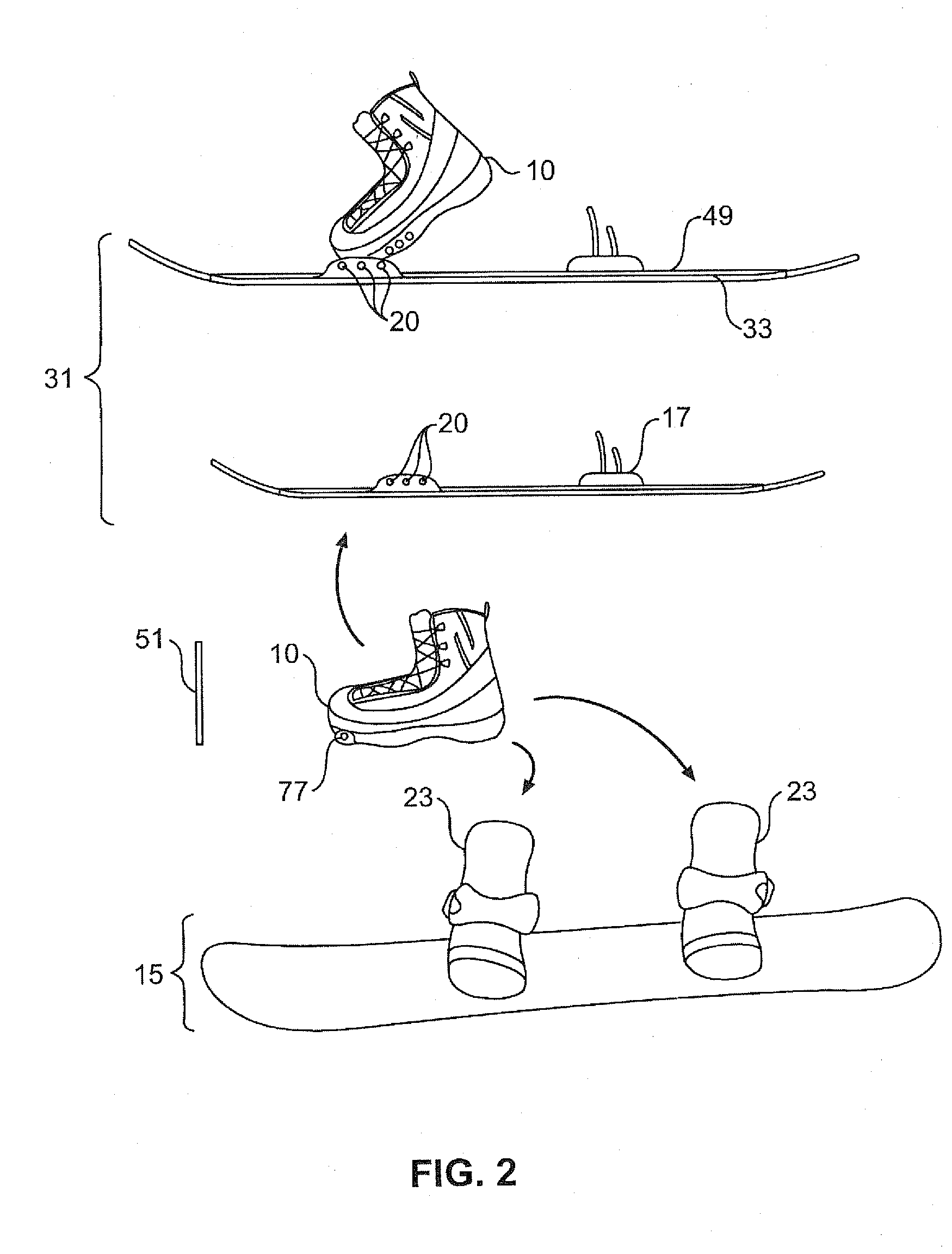 Pivoting footwear systems and configurable traction system