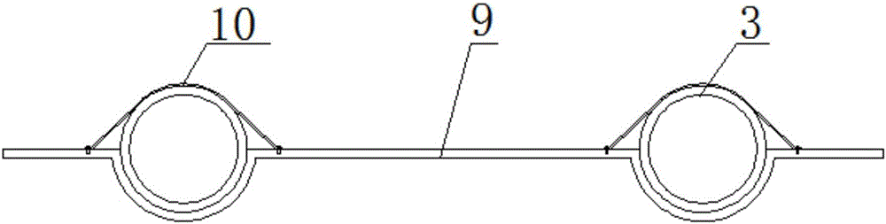 Direct wallboard radiation heating system employing buried gravity heat pipes