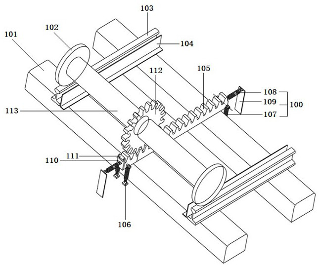 Gear entering buffer device