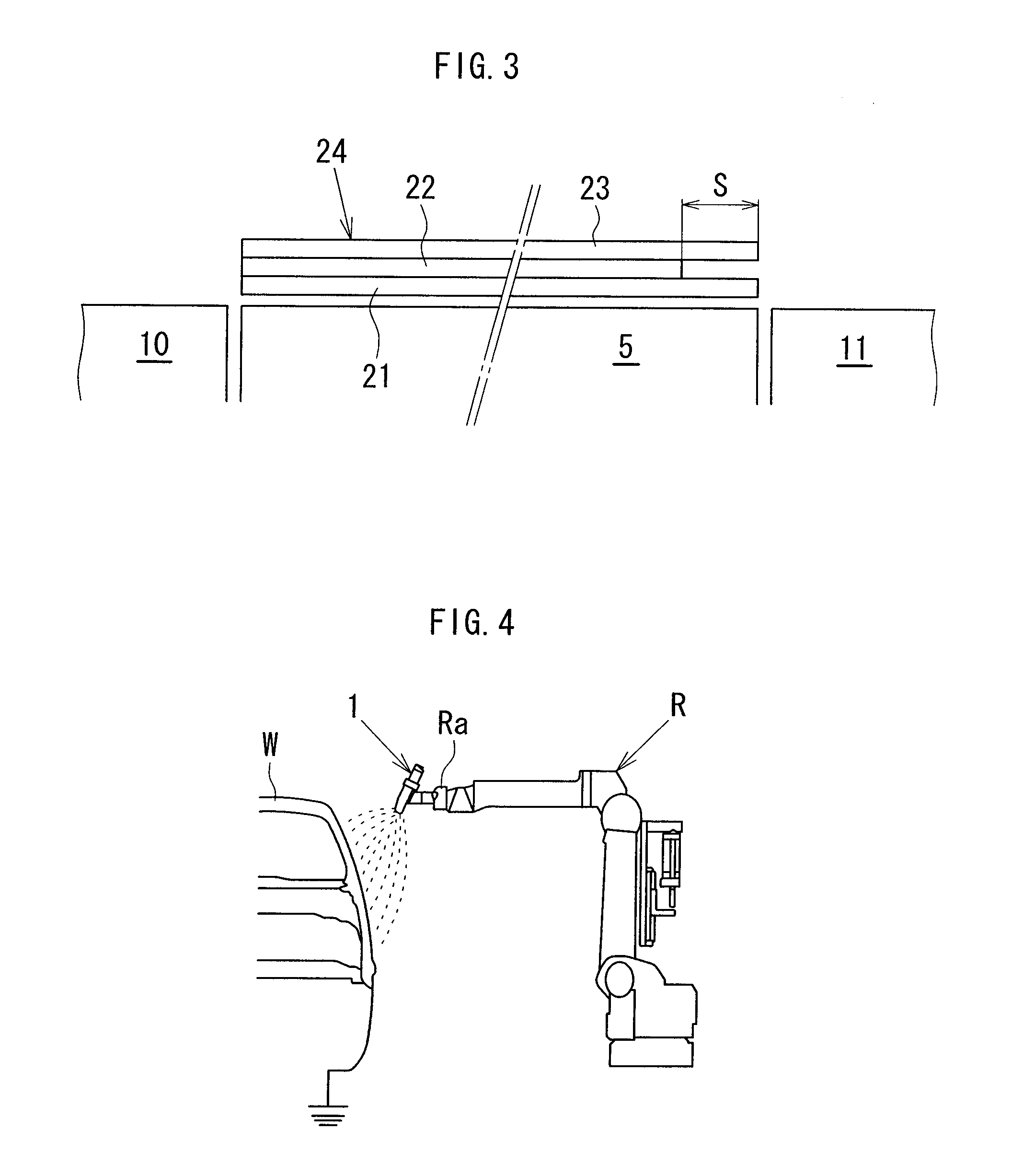 Stain preventing cover for coating machine