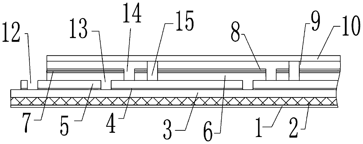 High-water-resistance flexible internal-series-connection CIGS solar cell and preparation method thereof