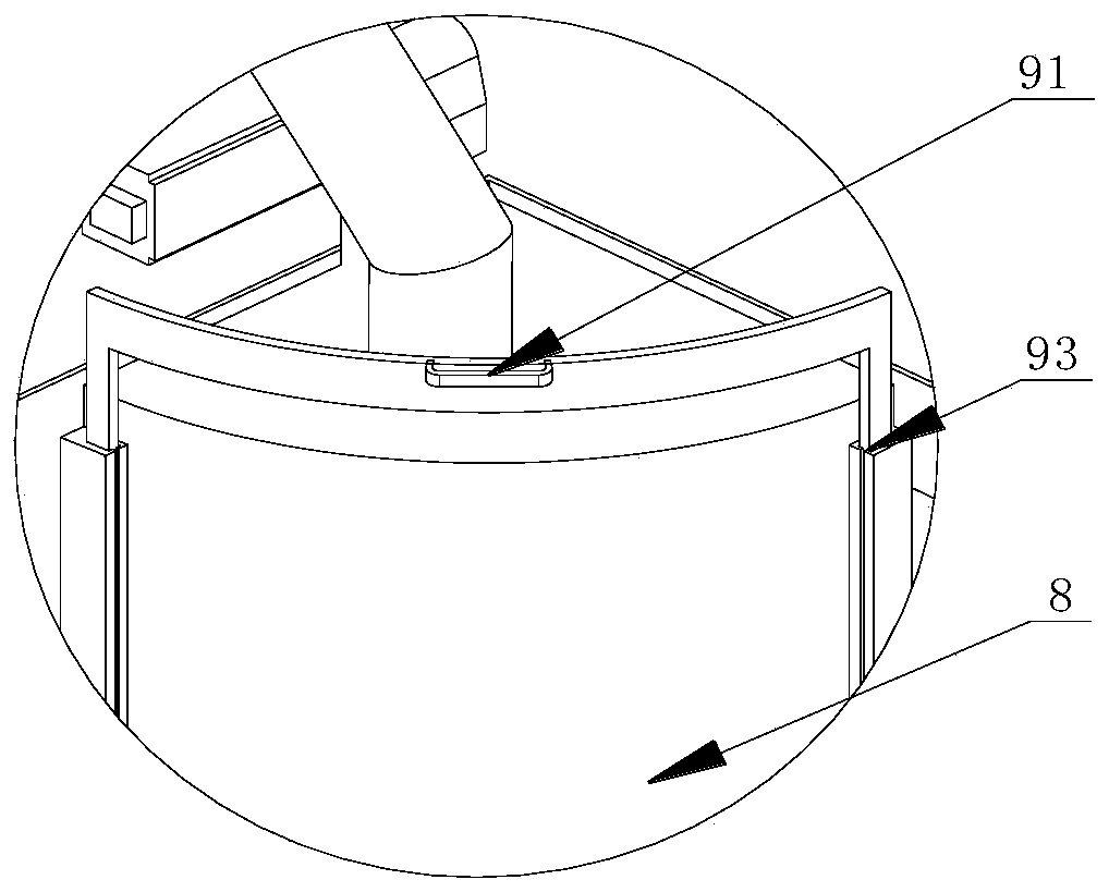 Inner liner underwater bubbling detection device and method