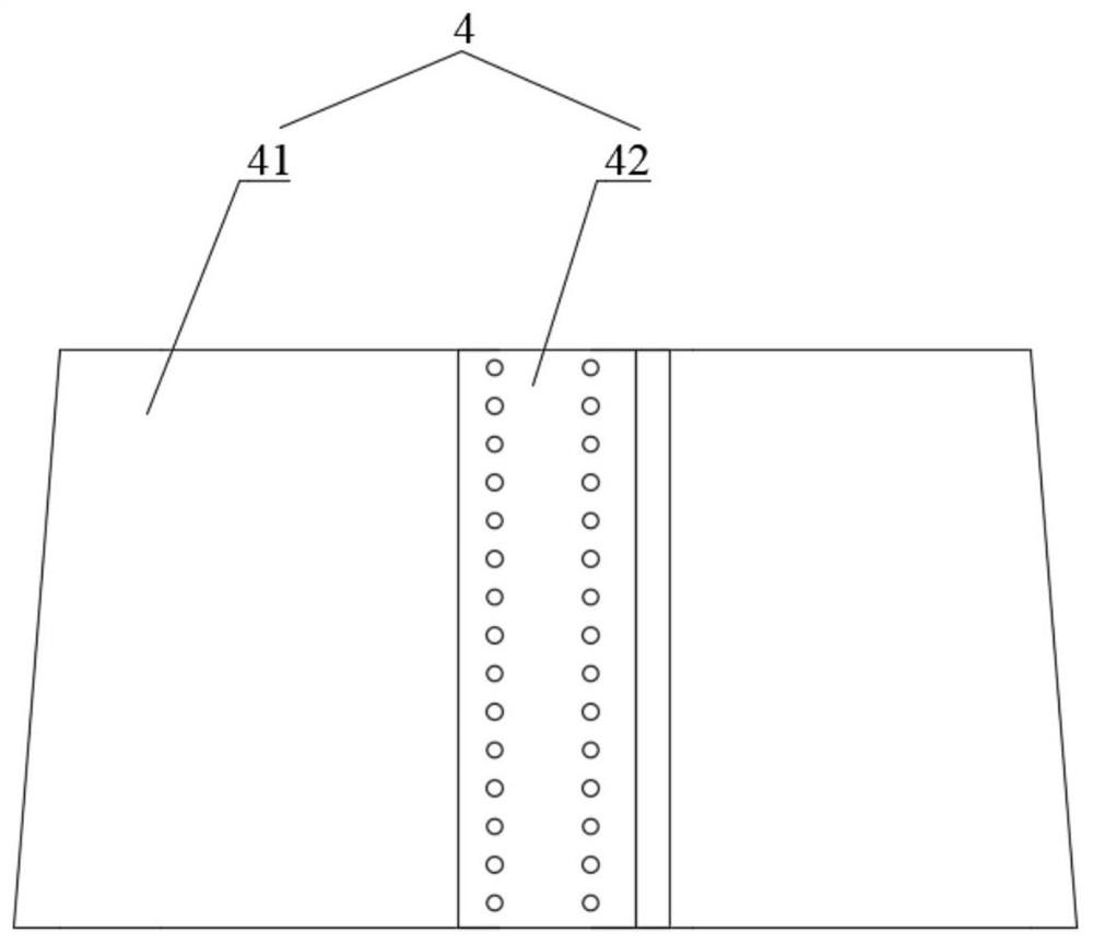 Chimney hydraulic formwork lifting device and construction method