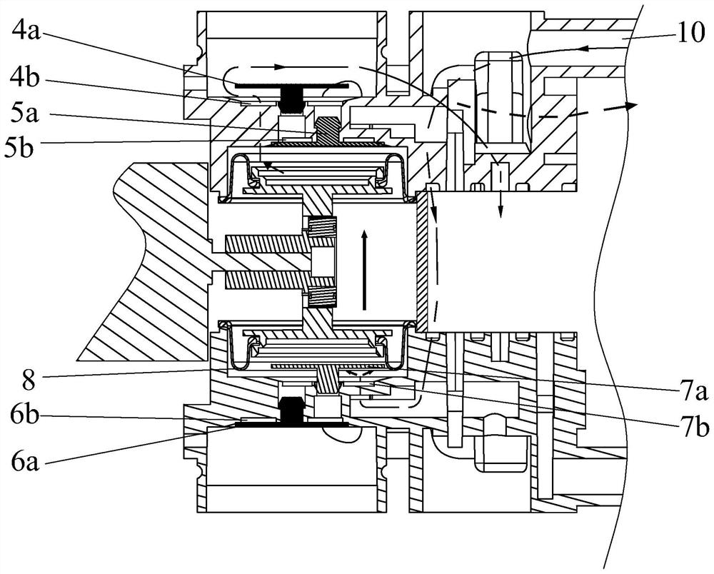 Double-end multifunctional miniature diaphragm pump for atmospheric sampling equipment