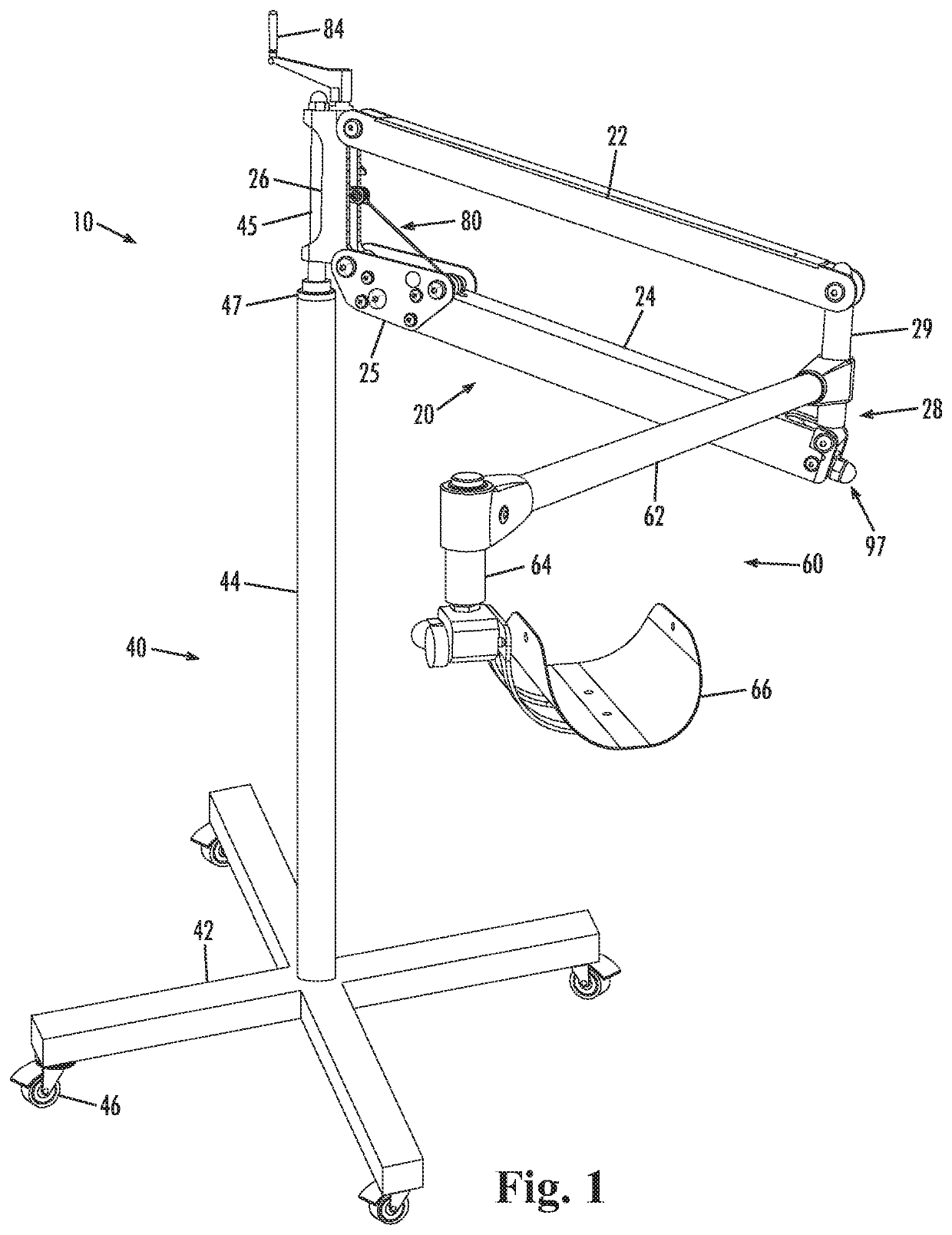 Mobile arm support