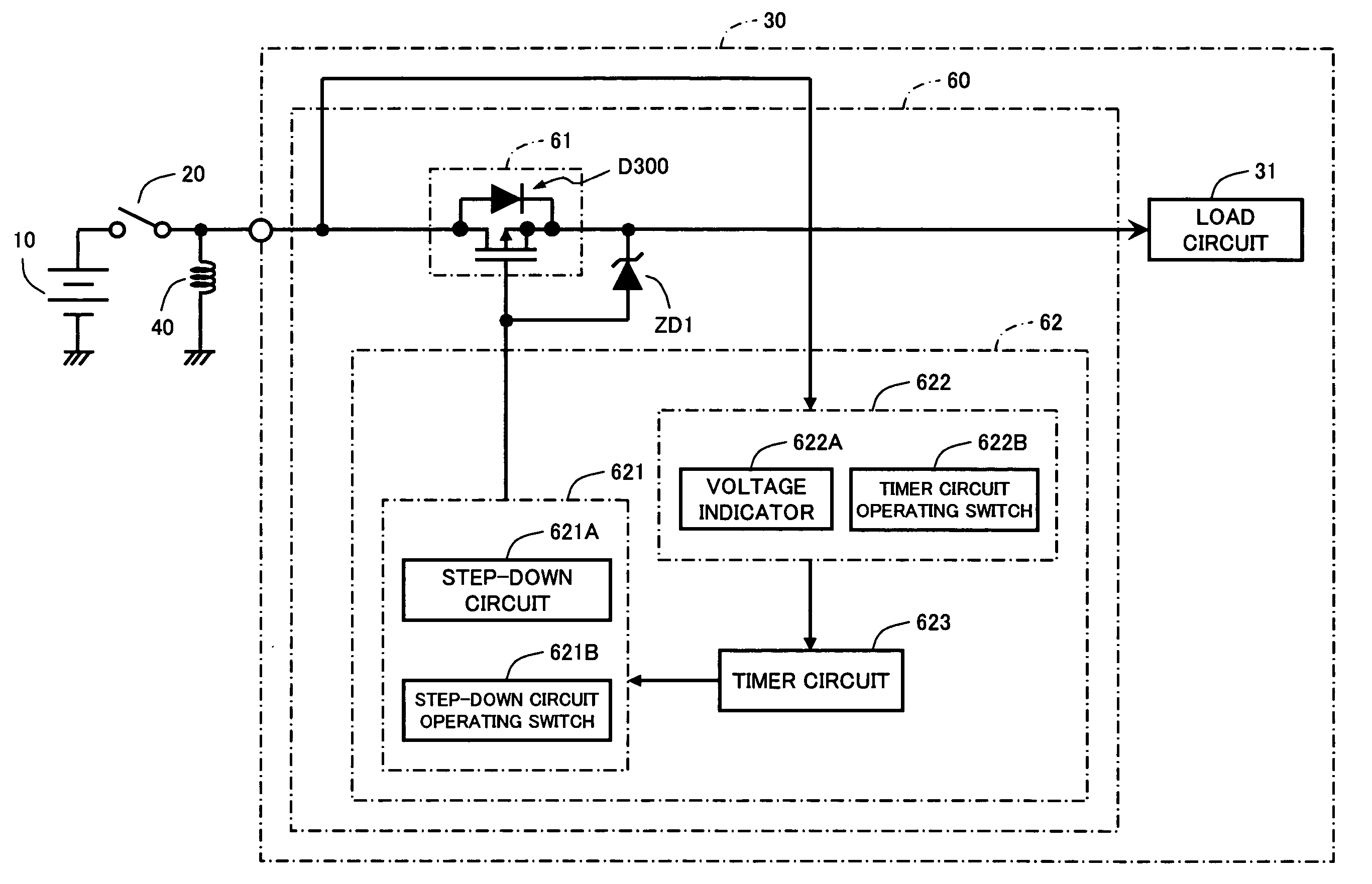 Power supply control circuit, and electronic control device, power supplying circuit, and power control integrated circuit equipped with power supply control circuit