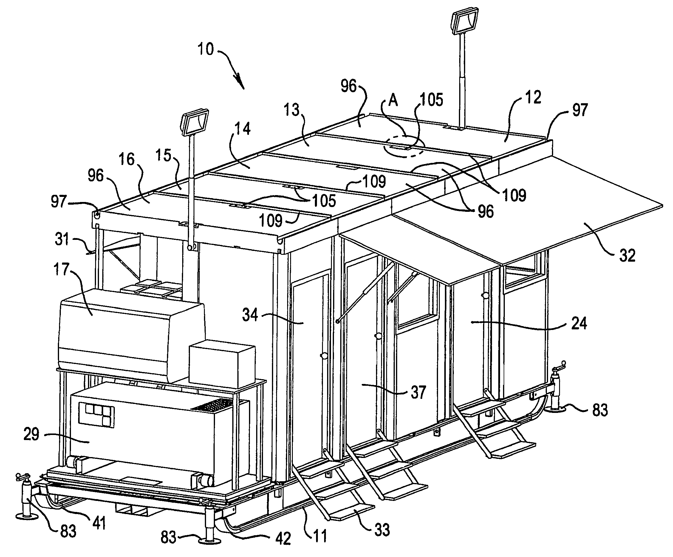 Demountable building