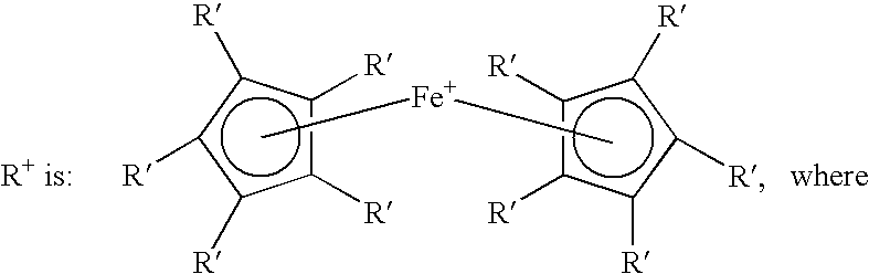 Highly soluble ferrocenyl compounds