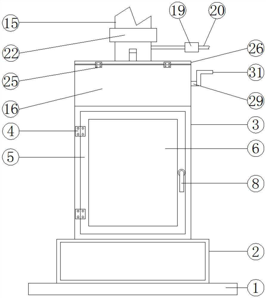 Vacuum fireplace capable of effectively solving backfire problem