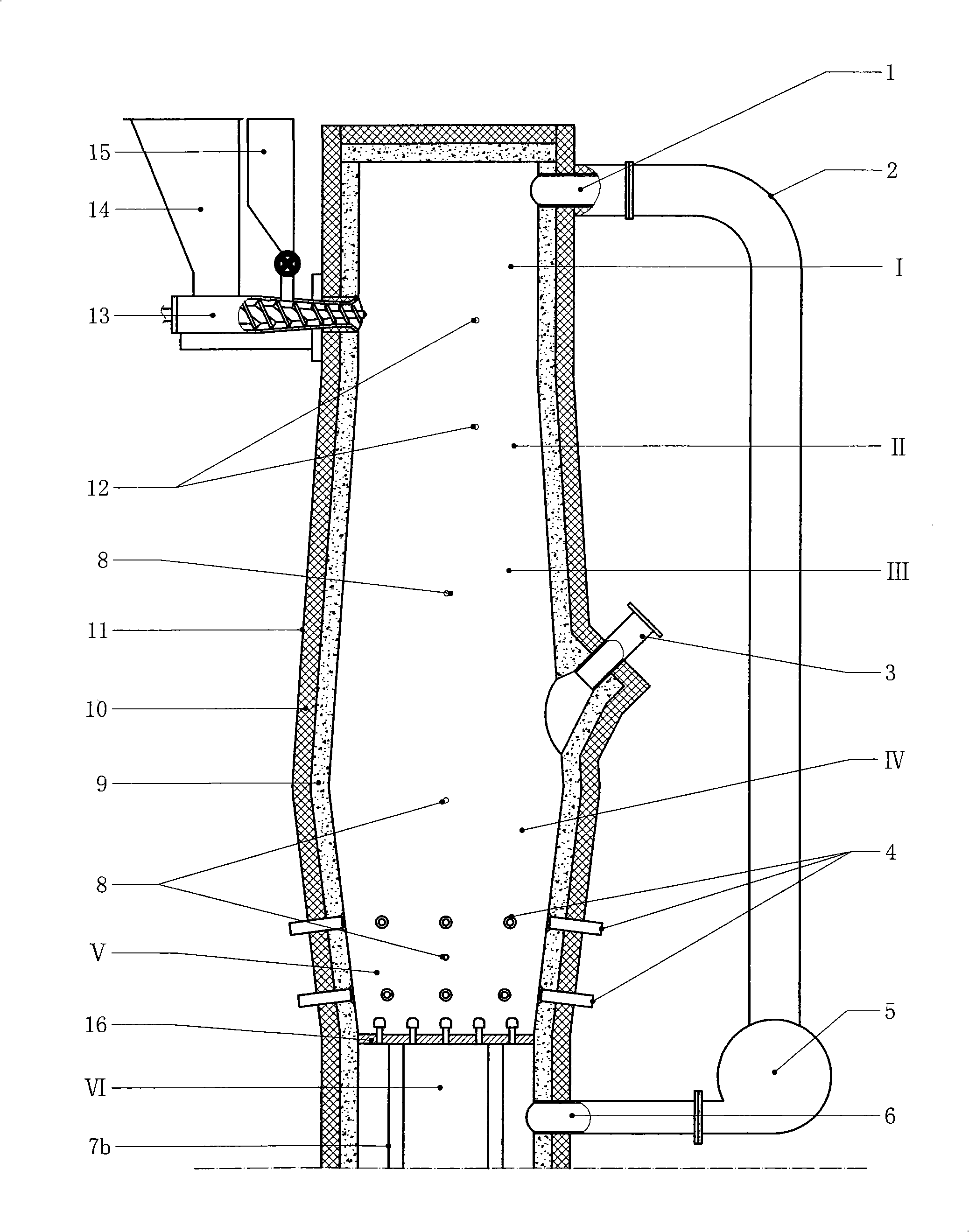 Plasma gasification equipment for changing garbage raw material to be syngas of high heat value