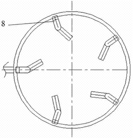 Self-forming membrane filtering method and device for wastewater treatment