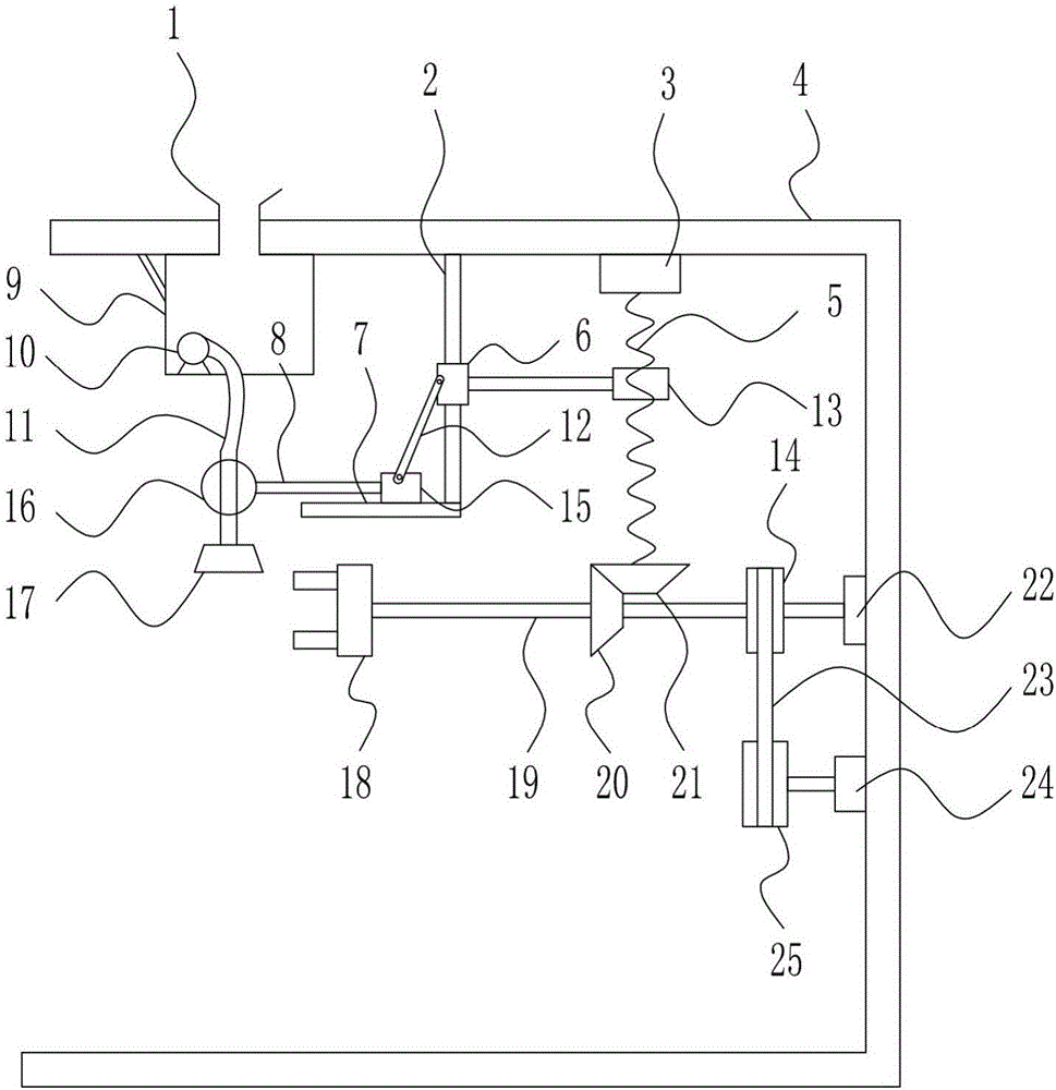 Efficient paint spraying device for spanner for hardware manufacturing