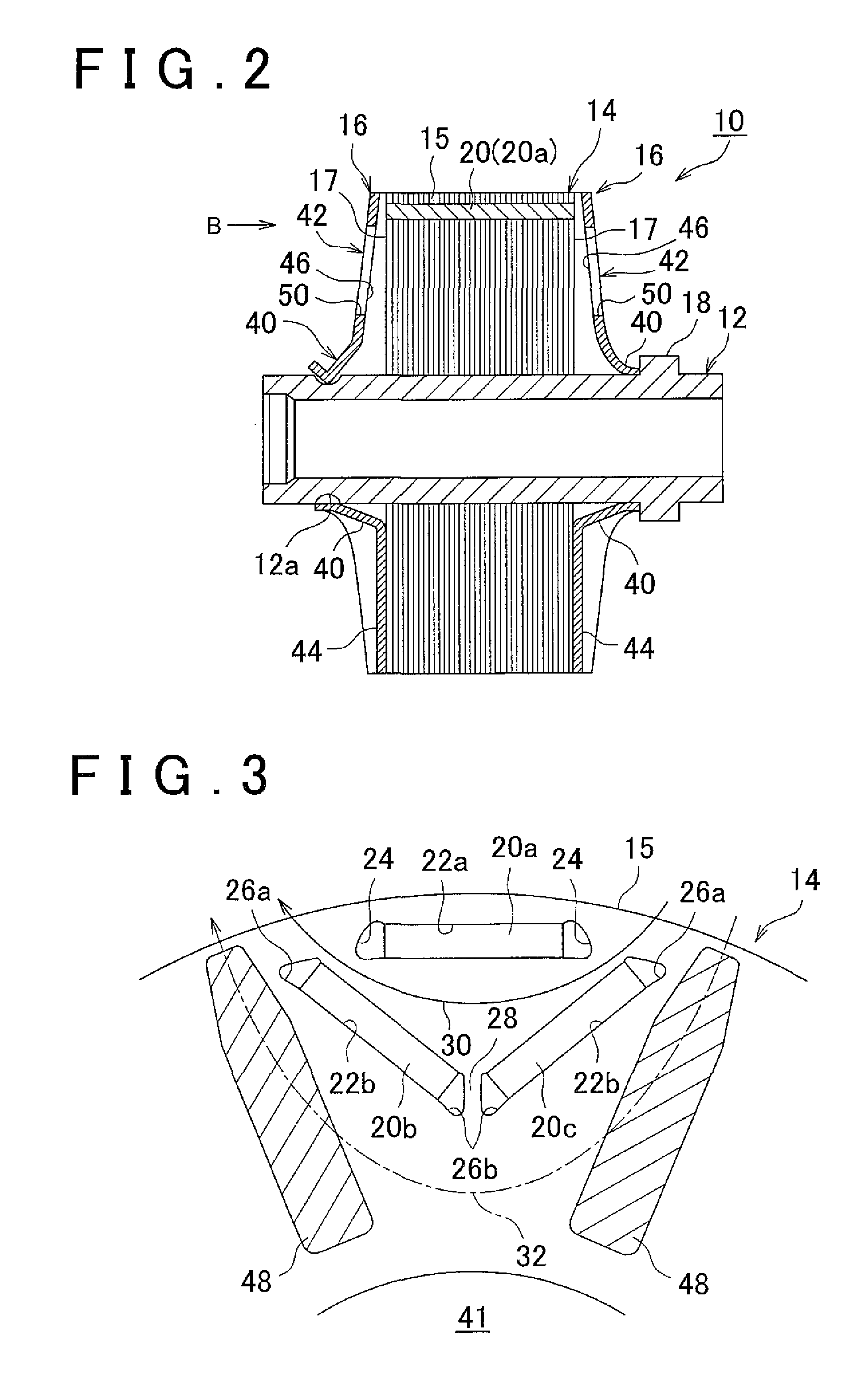 End plate, and rotor for rotary electric machine which employs the end plate