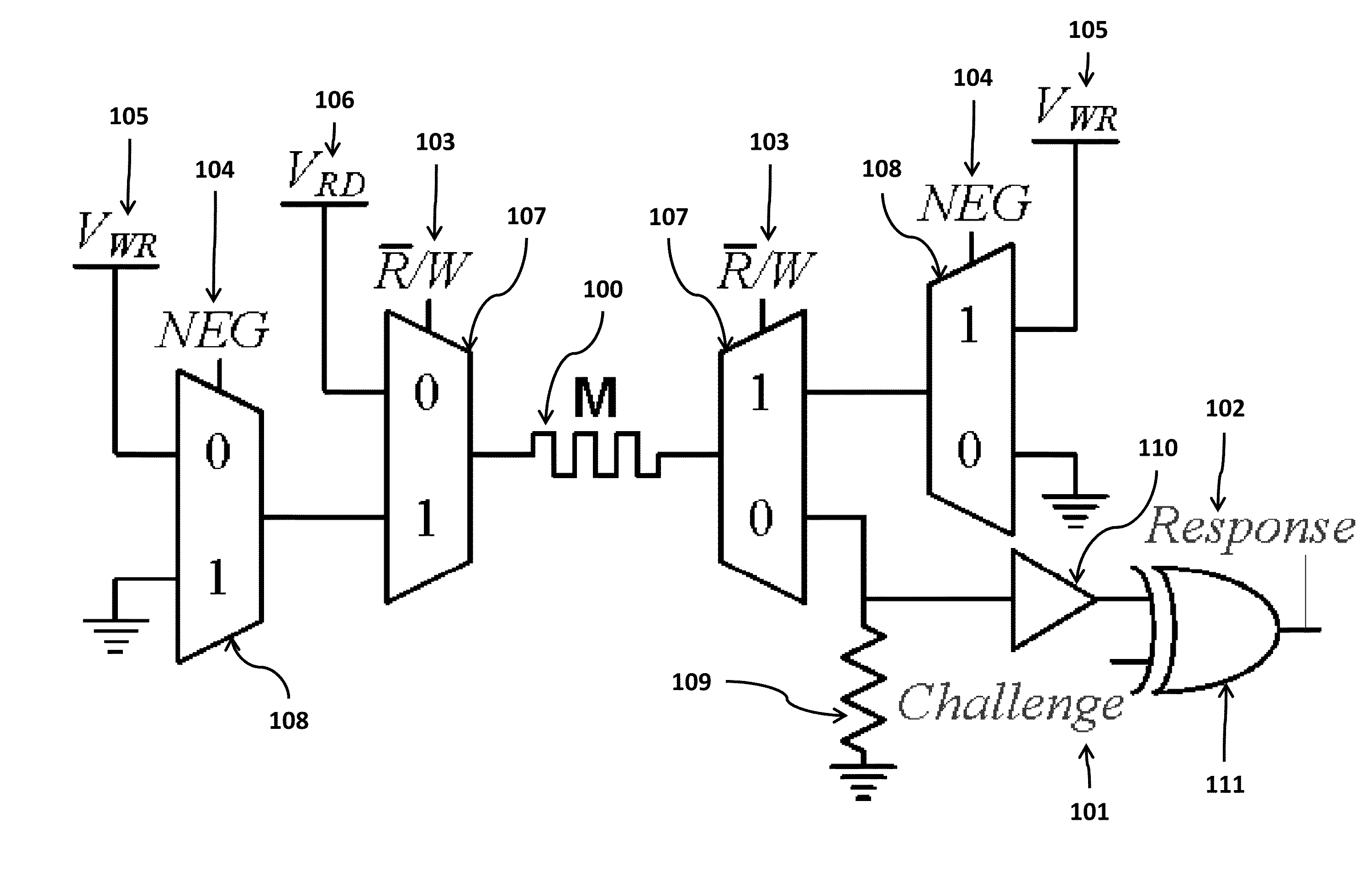 Write-Time Based Memristive Physical Unclonable Function