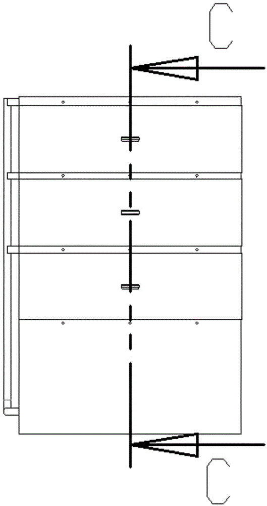 Device for temporarily culturing caught finless eel in circulating water