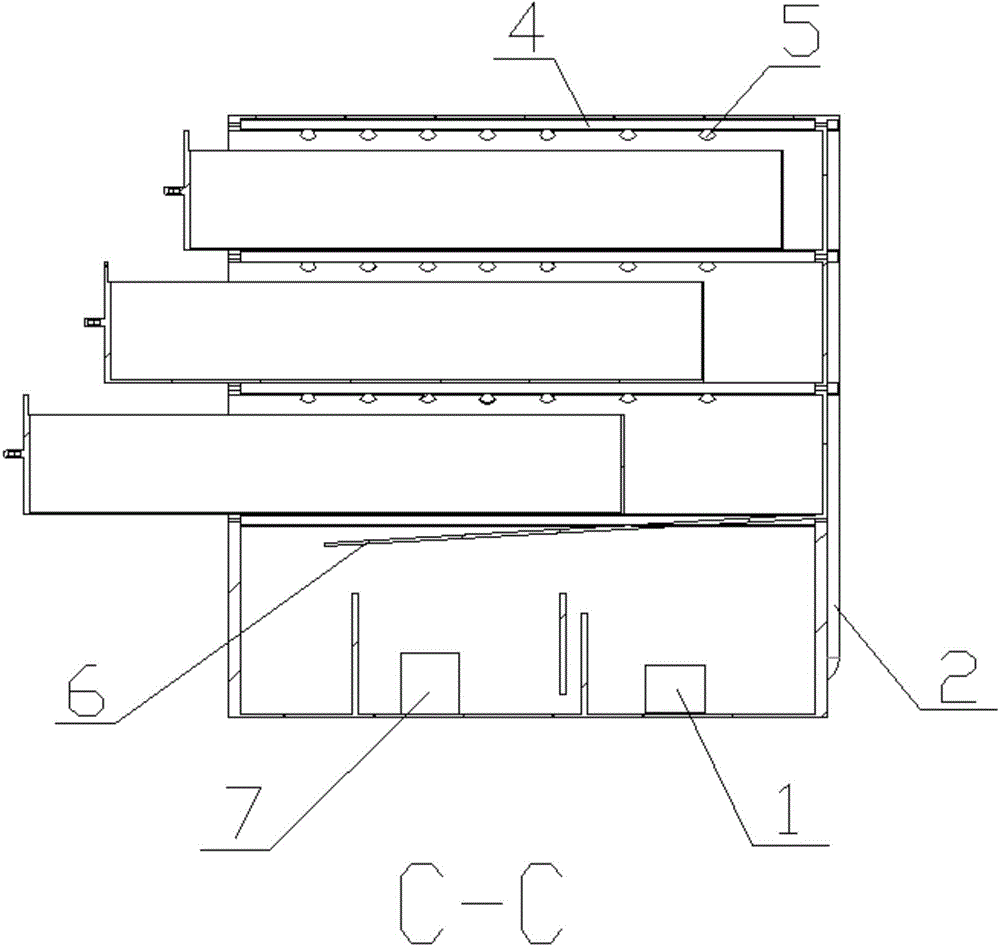 Device for temporarily culturing caught finless eel in circulating water