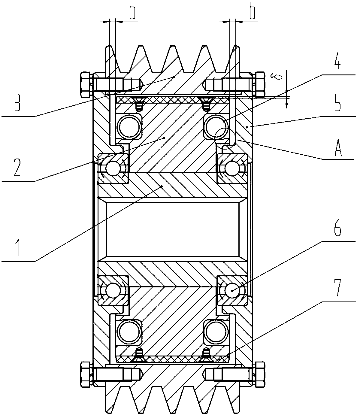 Brake-shoe-type centrifugal clutch