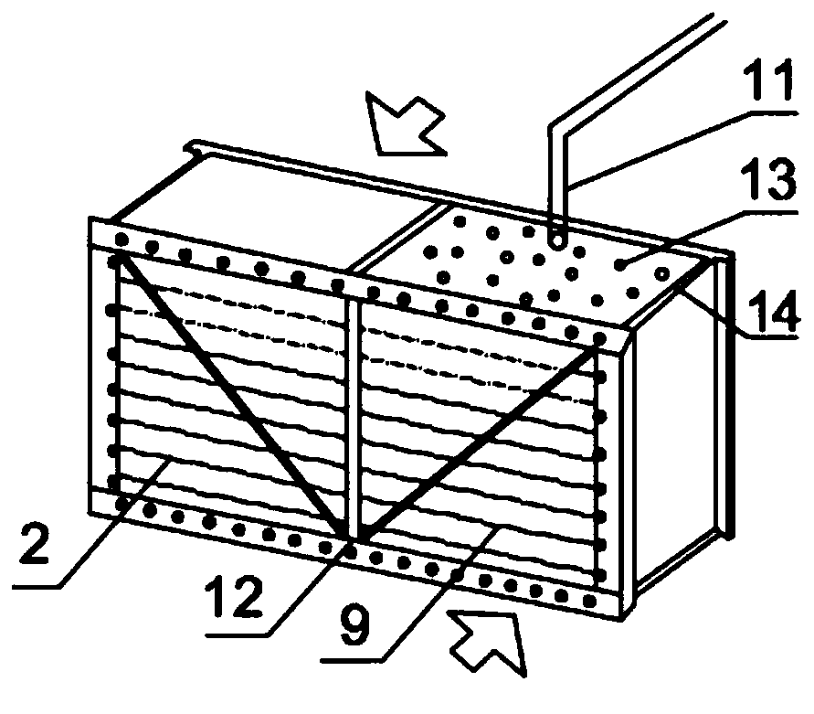 Heat pipe type fresh air ventilator combined with evaporative cooling