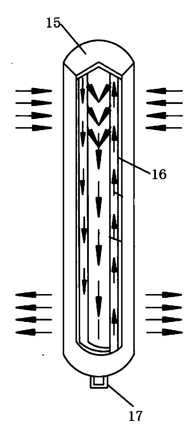 Heat pipe type fresh air ventilator combined with evaporative cooling