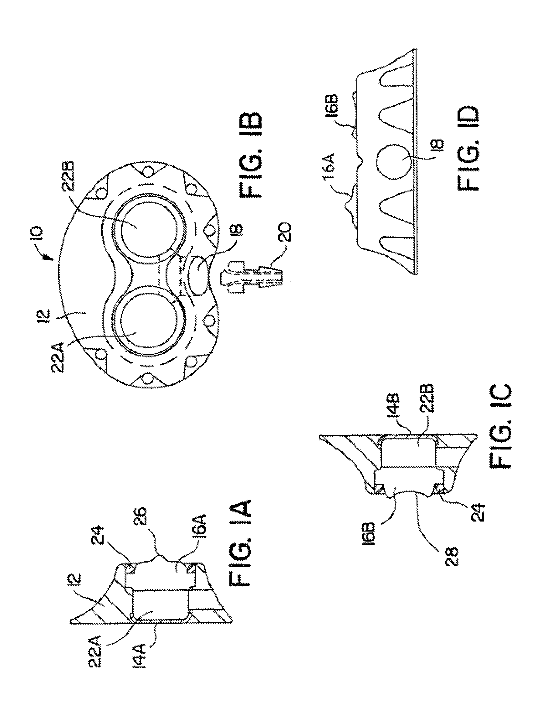 Implantable vascular access device with ceramic needle guard insert