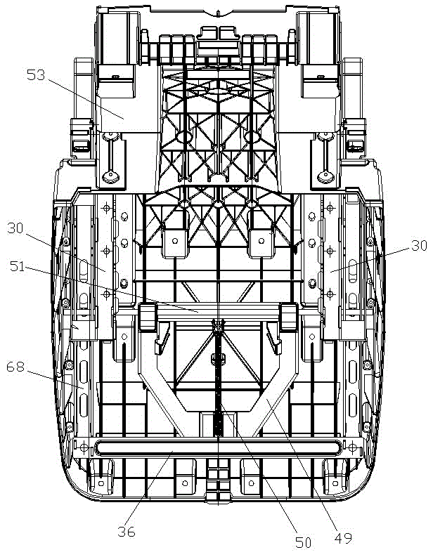 Mounting adjusting structure for child safety car seat