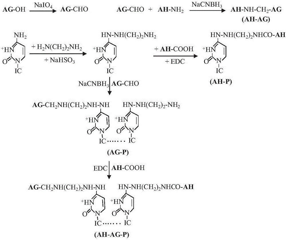 Subunit vaccine against Mycobacterium tuberculosis based on modification by arabinogalactan-polyinosinic acid polycytidylic acid and preparation method thereof