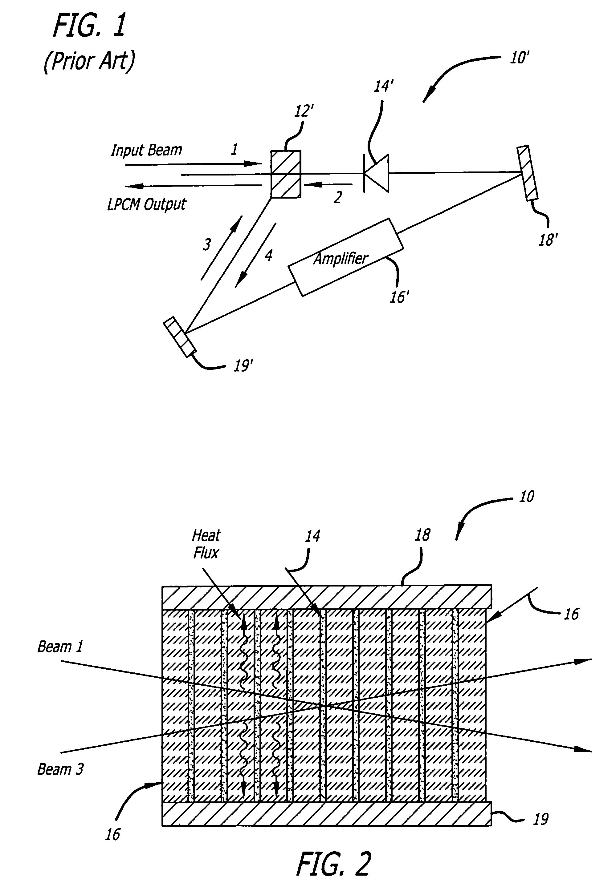 Conductively cooled liquid thermal nonlinearity cell for phase conjugation and method