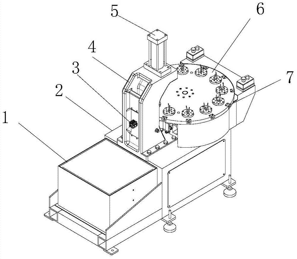 Multi-station shaft compressing machine