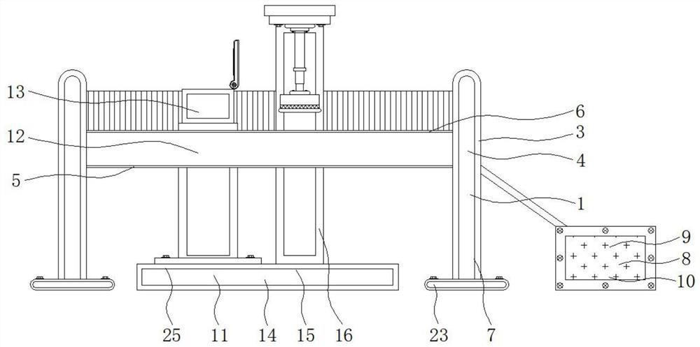 Labeling device for water quality improver packaging