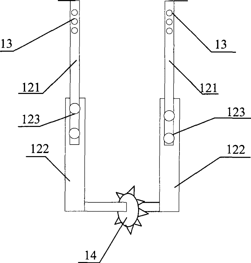 Sewage conduit cleaning device