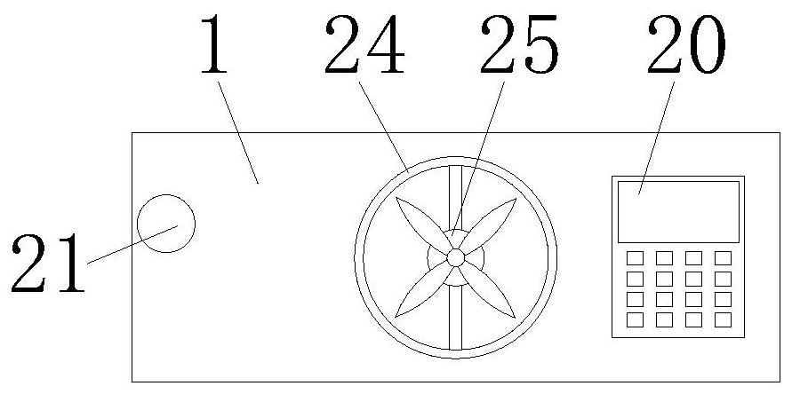 An adjustable projection device for information technology research and its usage method