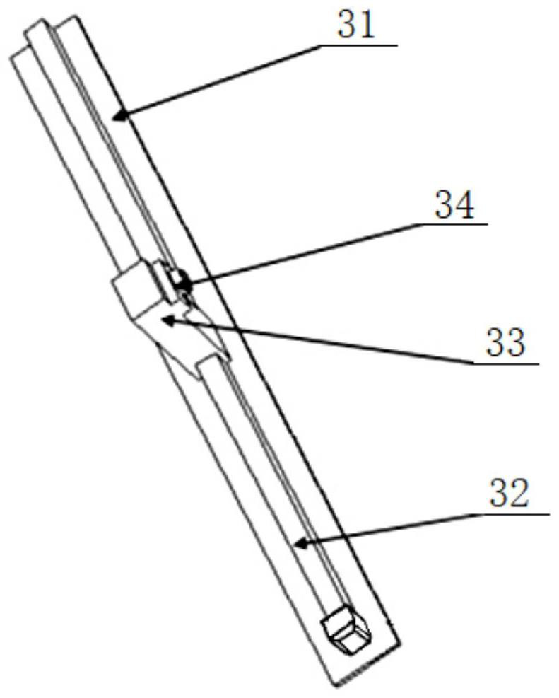 Lithium battery roll core pole piece coating detection device and detection method thereof