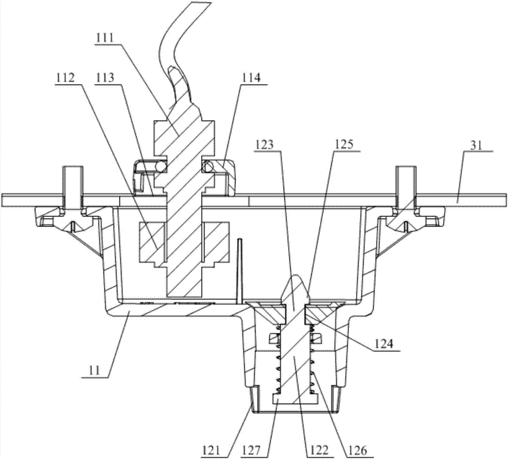 Water purifier and water leakage protection device thereof