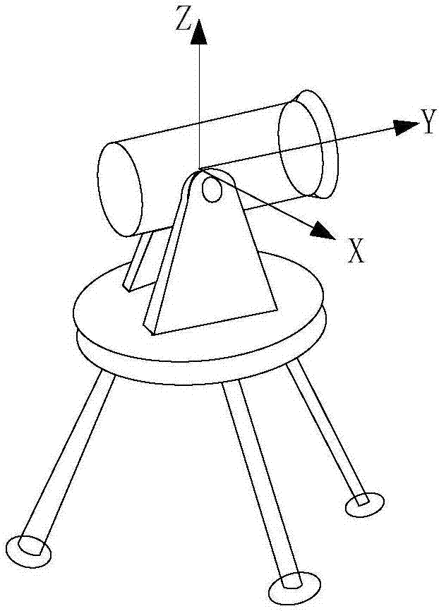 Satellite precision single-machine measurement method