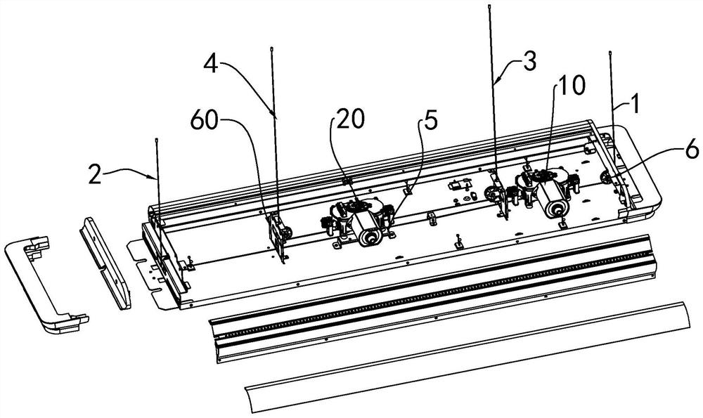 Lifting control method for independently operating multi-stage clothes airing unit