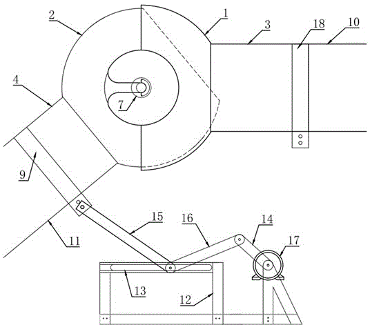 Variable-angle connector and manufacturing method and application thereof