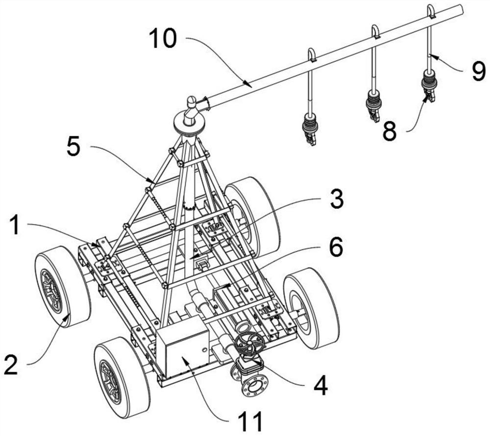 Energy-saving irrigation device for agricultural water conservancy engineering