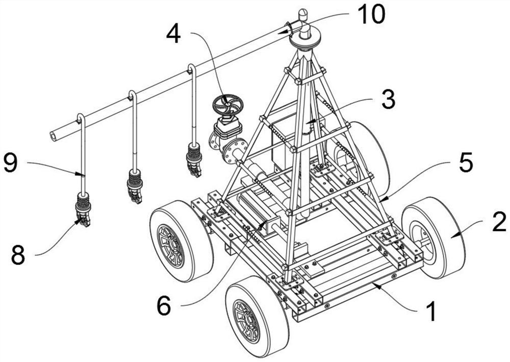 Energy-saving irrigation device for agricultural water conservancy engineering