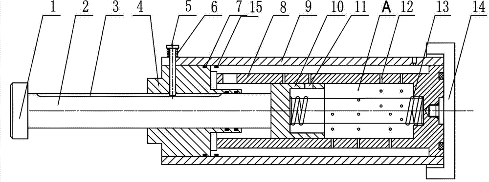 Multi-hole adjustable multi-variable-load hydraulic buffer