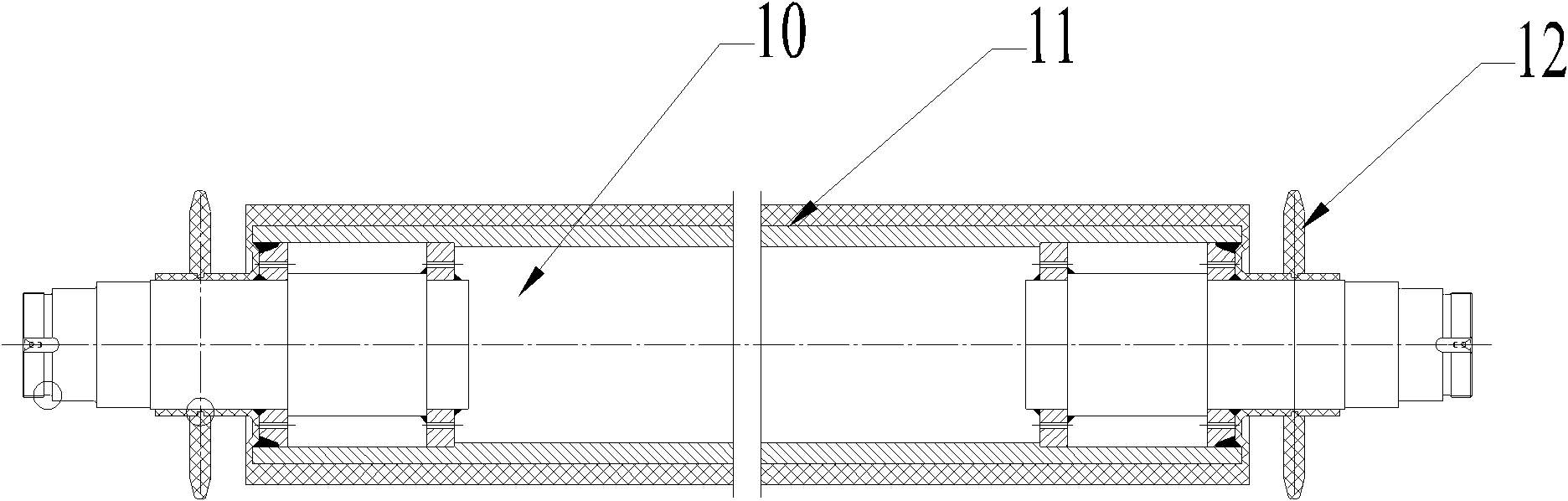 Vertical double-position wiping machine