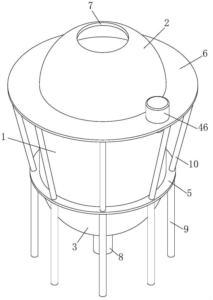 Coal crushing device with screening function